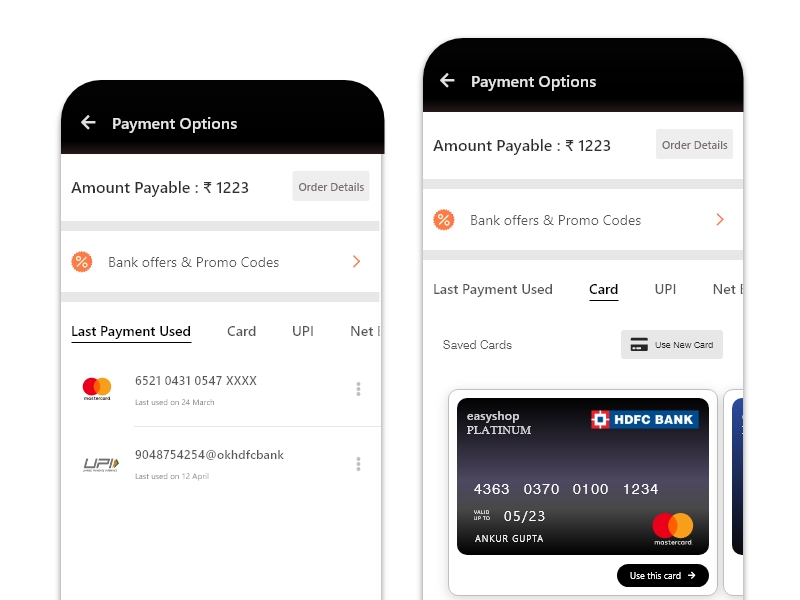 App Checkout UI Page by Ankur G on Dribbble