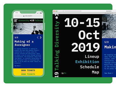 Responsive Festival Website - VDW*19