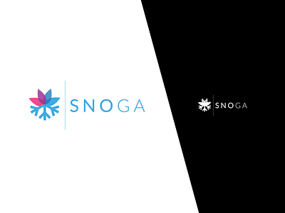 Branding for Snoga Co - Hybrid Yoga + Snowboarding Clothing branding icon logo minimal snowboarding yoga logo