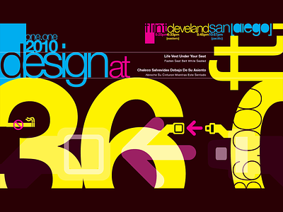 Typography & design at 36,000 ft cmyk design graphic design type typography