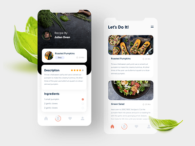 Hello Dribbble! branding clean cooking dishes mobile mobile app ui ux web white