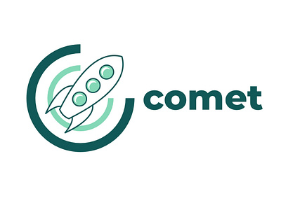 Daily Logo 01 Rocketship - Comet affinitydesigner comet dailylogochallenge dailylogochallengeday1 design illustration logo rocket vector