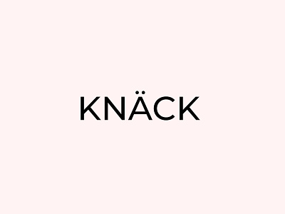 Daily Logo 07 Fashion Brand Wordmark - KNÄCK