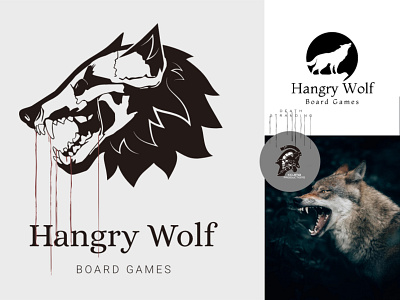 Hangry Wolf Logo