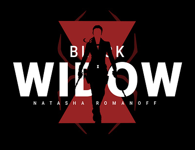 Black widow black widow branding design illustrations illustrator marvel marvelous designer vectorart