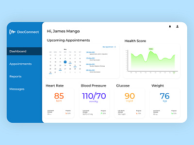 DocConnect Dashboard Design Concept