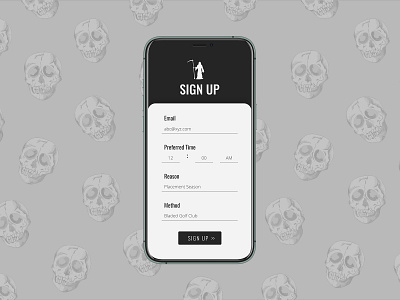 SignUp Screen - DailyUI Challenge#001 app design dailyui form login sign in signup