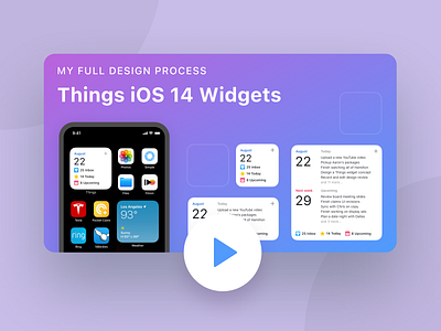 My Design Process: Things iOS 14 Widget Guide Video