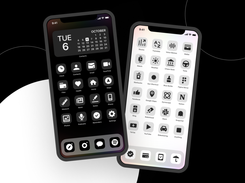 Featured image of post Black And White Ios 14 Theme - Also, 3rd party developers have introduced several ios 14 themes.