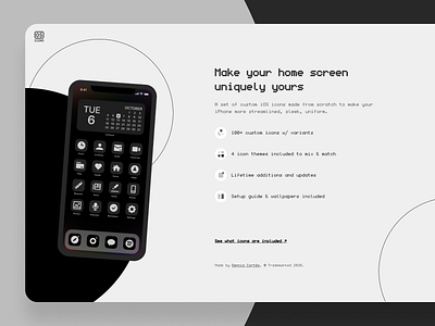 OS Icons Landing Page