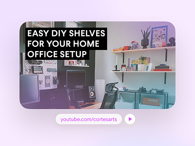 New Video! Easy DIY Shelves for Your Setup