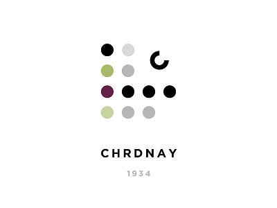 Chardonnay Label brand branding circles dropbox flat icon icons logo minimal mountain packaging wine