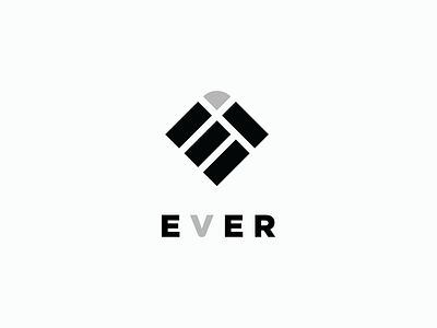 Ever Incorporated Logo branding ei ever flat grey hidden icon incorporated logo minimal