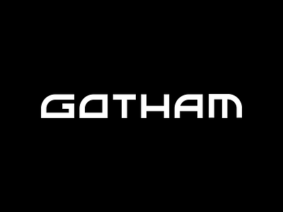 Gotham batman custom font gotham hulu lettering logo netflix show type typography