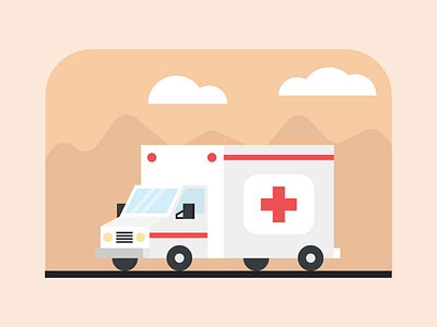 Ambulance ambulance flat health healthcare icon icons illustration medical medicine vector