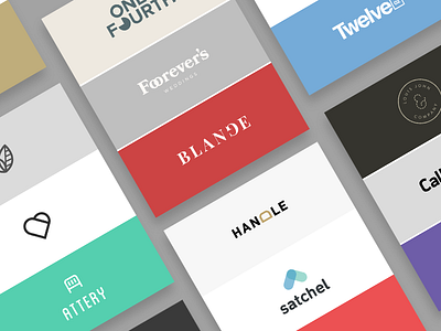 Logos Late 2015 behance brand branding collection color font identity logo logos mark type typography