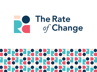The Rate Of Change Branding blog brand branding color logo logotype newsletter pattern personal