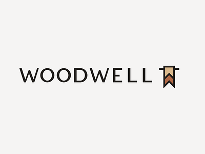 Woodwell Final banner branding custom icon identity logo logotype sans serif type typography w