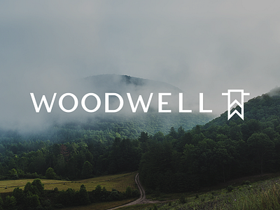 Woodwell Final Glyph banner branding custom icon identity logo logotype sans serif type typography w