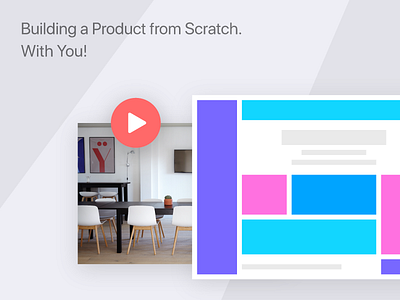 Building A Product With You branding build company guide icon illustration product startup stream ui ux video