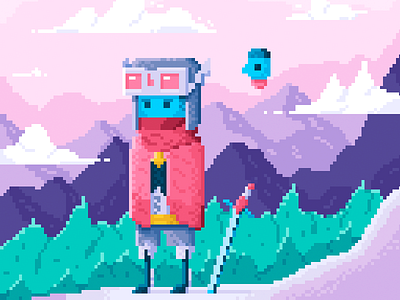 Hyper Light Drifter 8 bit art fan games gaming hyper light drifter indie nature pixel