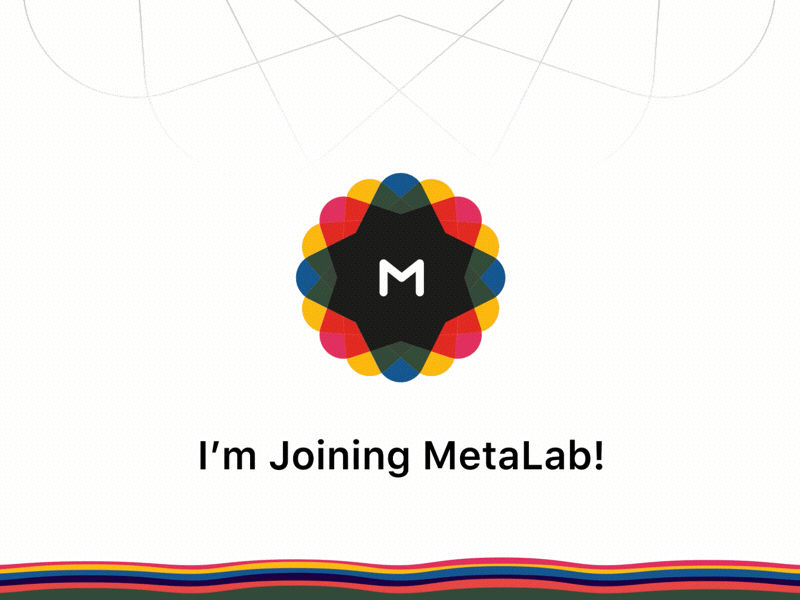 I'm Joining MetaLab! announcement color joining metalab minimal news team