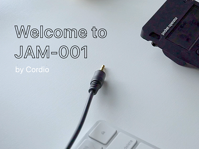 JAM-001 by Cordio ambient beat engineering hip hop jam music pocket operator production teenage video youtube