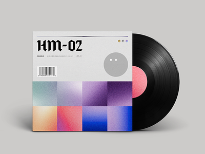 HM-02 Available Now! abstract album ambient artwork cover ep minimal music noise pattern release vinyl