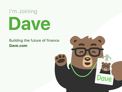 I'm Joining Dave!