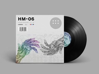 HM-06 Available Now! album album art album cover anime branding illustration lofi manga music record vector vinyl