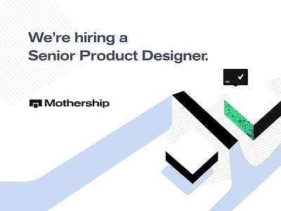 We're Hiring a Senior Product Designer! app career design hire hiring illustration job job posting looking position product product designer startup ui ux vector