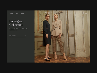 Nole E-commerce concept branding design ecommerce shop minimal modern ui ux webdesign