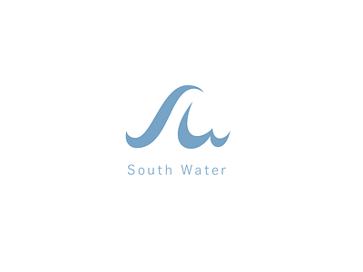 South Water Logo Option 2 logo sw wave
