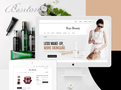 Key-Beauty clear design desktop interface online pegs site store ui ux web white