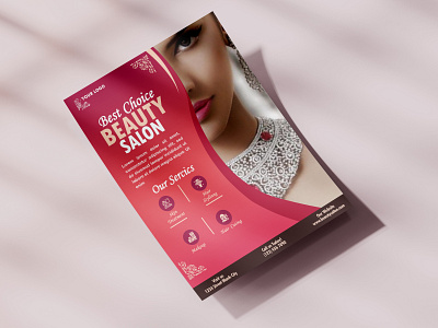 Flyer Design - Best Choice Beauty Salon Brand Design branding design flyer flyer design graphic design