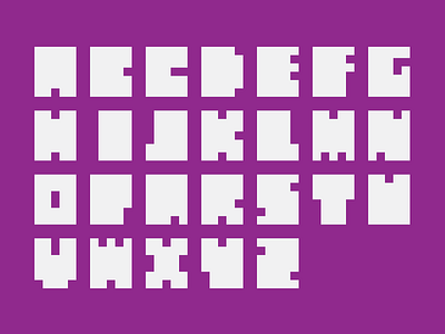 Bit Bet 8 bit bit bit bet block pixel type typography wip work in progress