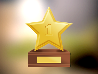 Star Trophy OS X icon icon os x skeumorphic star trophy