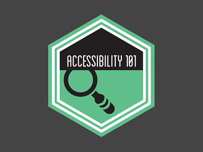 Accessibility 101 Badge