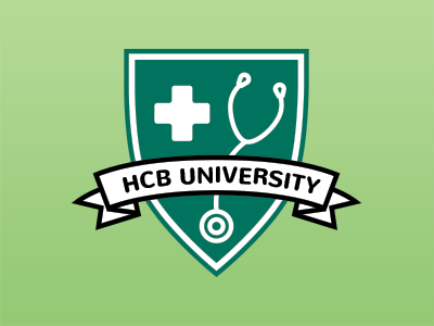 HCB University badge badge hcb hcbhealth medical stethoscope university