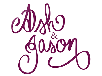 Rejected Wedding Lettering (1)