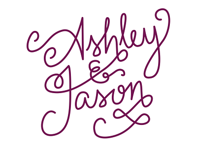 Rejected Wedding Lettering (3) calligraphy cursive illustrator lettering rejected wedding wip