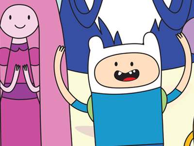 Mathematical! adventure time finn illustration pb princess bubblegum print