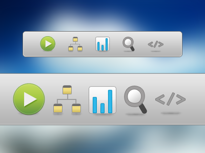 Toolbar Icons data execute icon icons query schema structure toolbar