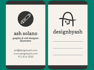 Business Cards business cards copse designbyash notes penguin stylus
