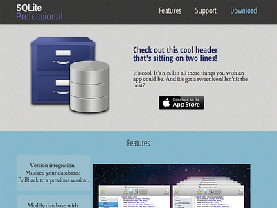 SQLite Pro Site WIP development gray landing logo page pro purple site sql sqlite website wip progress