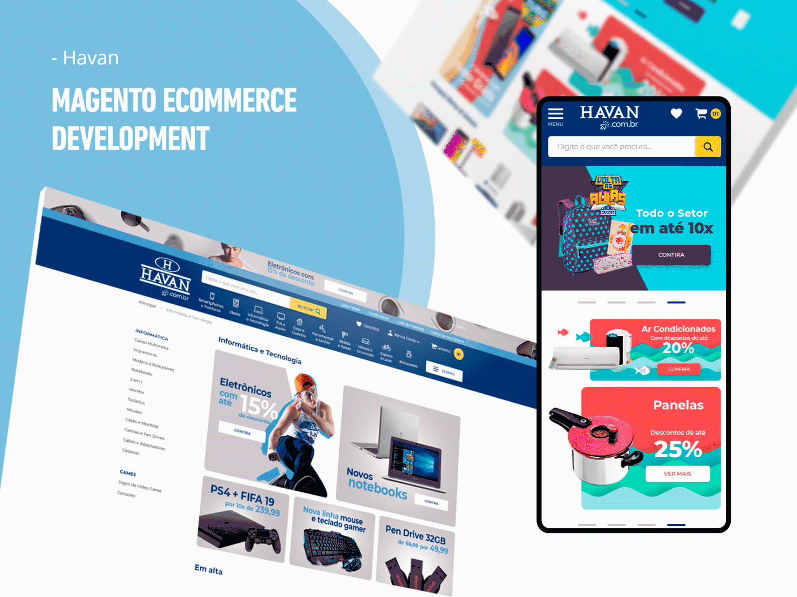 Havan - Desenvolvimento de Ecommerce Magento design ecommerce icon ui ux web website