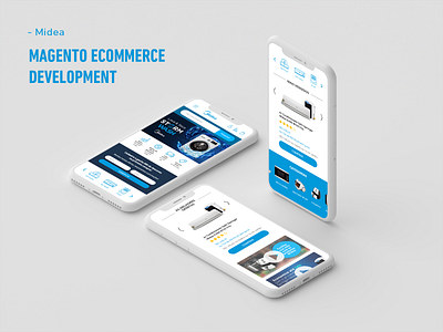 Midea - Desenvolvimento de Ecommerce Magento design ecommerce ui ux web website