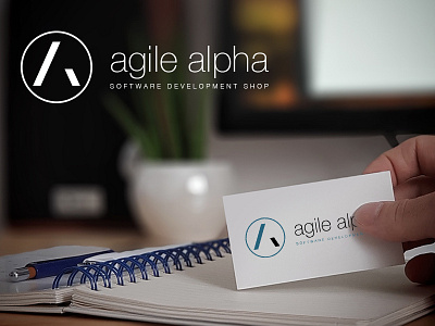 Agile Alpha Logo alpha branding logo logo design