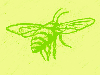 Thinking of honey and bees antique bees honey illustration logo organic procreate