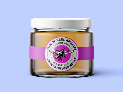 Isle of Bees Apiaries Honey Jar Labels